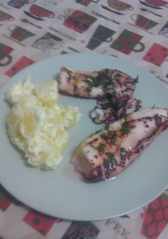 Una foto de Calamares al horno 