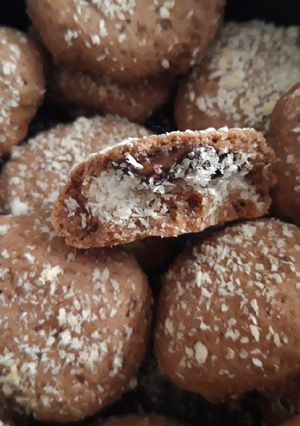 Kókuszos csokis keksz recept fotója