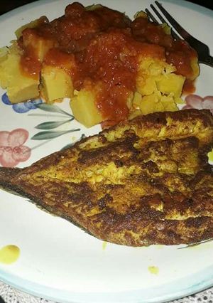 A picture of Hubbard squash and baby hake.