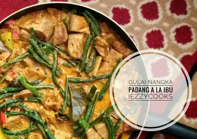 Standar Bagaimana cara membuat Gulai Nangka Padang a la Ibu dijamin gurih