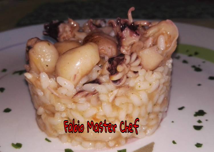 Risotto con Seppioline al Profumo di Cognac