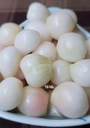Hình của món HÀNH muối.