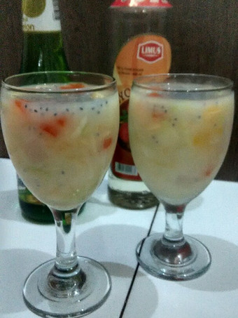 Bagaimana Membuat Es serut melon dan blewah Murah