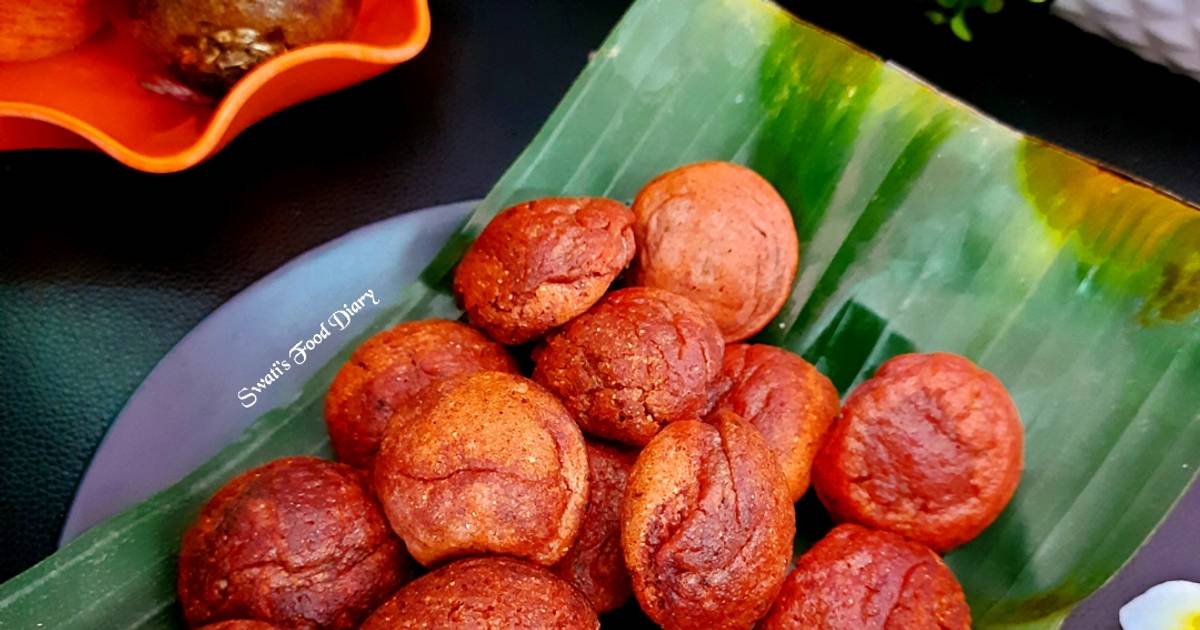 Paniyaram / Appam with Fruit and Vegetable Peels Recipe by Swati Keshri