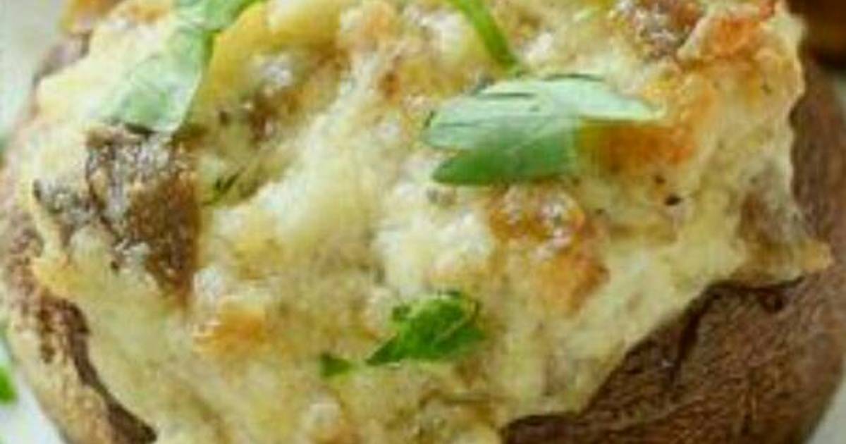 6 easy and tasty stuffed mushrooms, italian style recipes by home cooks