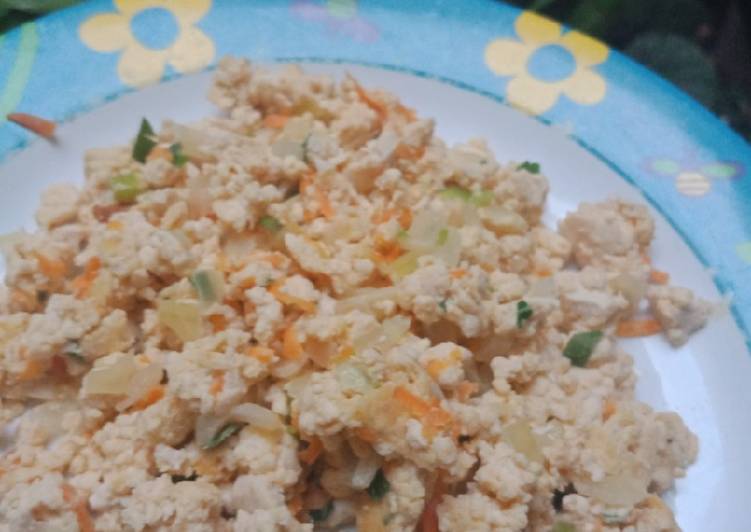 Proses memasak Orak Arik Tahu, Enak Banget