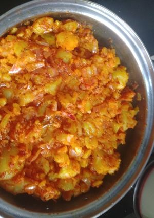உருளை காரக்கறி. # combo 4 செய்முறை முக்கிய புகைப்படம்