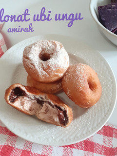 Foto resep Donat ubi ungu
