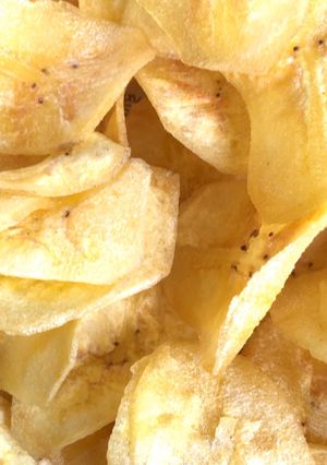 A picture of Matoke(raw banana)crisps #snacks#themechallange.
