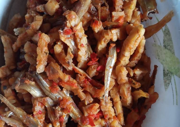Resep Sambal goreng teri dan tempe Anti Gagal