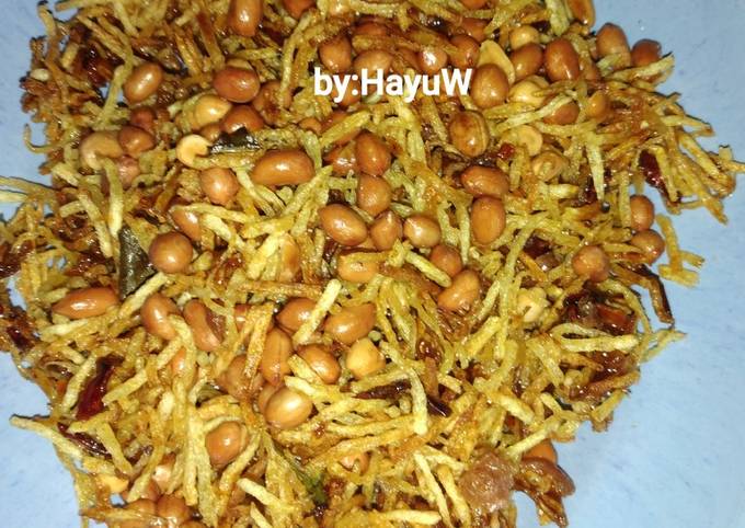 Langkah Mudah untuk Membuat Kering Kentang pedas manis 👌 Anti Gagal