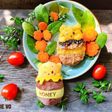 Cơm bento: Chị ong nâu trong vườn hoa