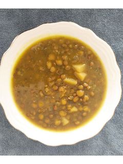 عکسی از دستور عدسی با دارچین