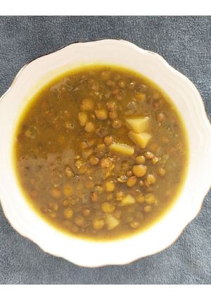 عکسی از دستور عدسی با دارچین