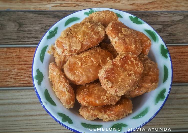 resep cara mengolah Gemblong