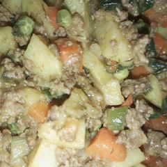 A picture of Meat pie filling.