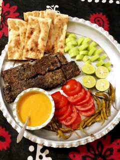 عکسی از دستور کوکو سبزی با سیب زمینی