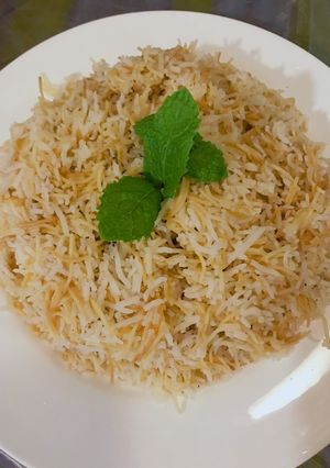 صورة لوصفة رز بشعيرية 🇱🇧