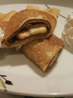 Banános nutellás palacsinta recept fotója