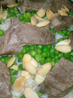 صورة لوصفة رز بالبازيلا على الطريقة الشامية 😋