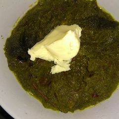 A picture of Sarson saag.
