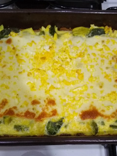 Una foto de Tarta de zapallitos con masa casera súper fácil!!