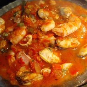 Cazuela de mariscos