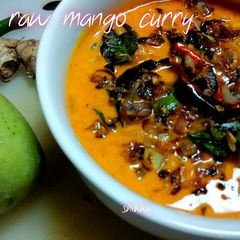 Pachamanga curry(raw mango curry) A picture of Pachamanga curry(raw mango curry).