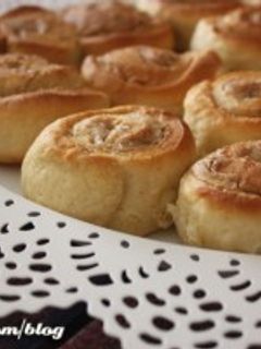 Una foto de Rollitos de crema de cacahuete