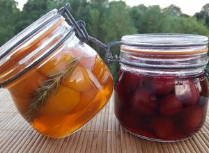 Une photo de Fruits au sirop