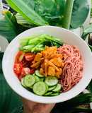 Mì gạo lứt xào (healthy)