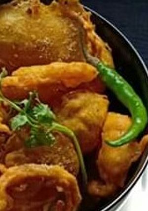 A picture of Rice potatoes Pakoda.