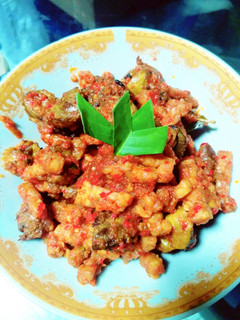 Foto resep Sambal goreng ati ampela tempe