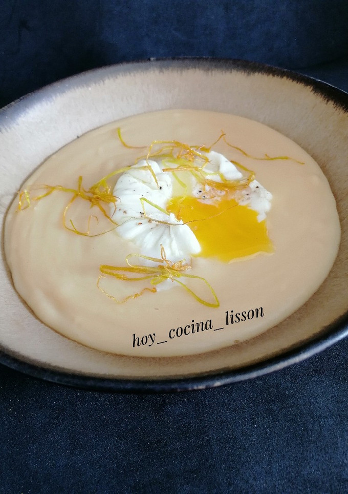 Una foto de Crema de alubias blancas