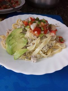 Una foto de Pasta veraniega