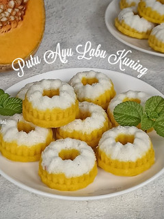 Foto resep Putu ayu labu kuning