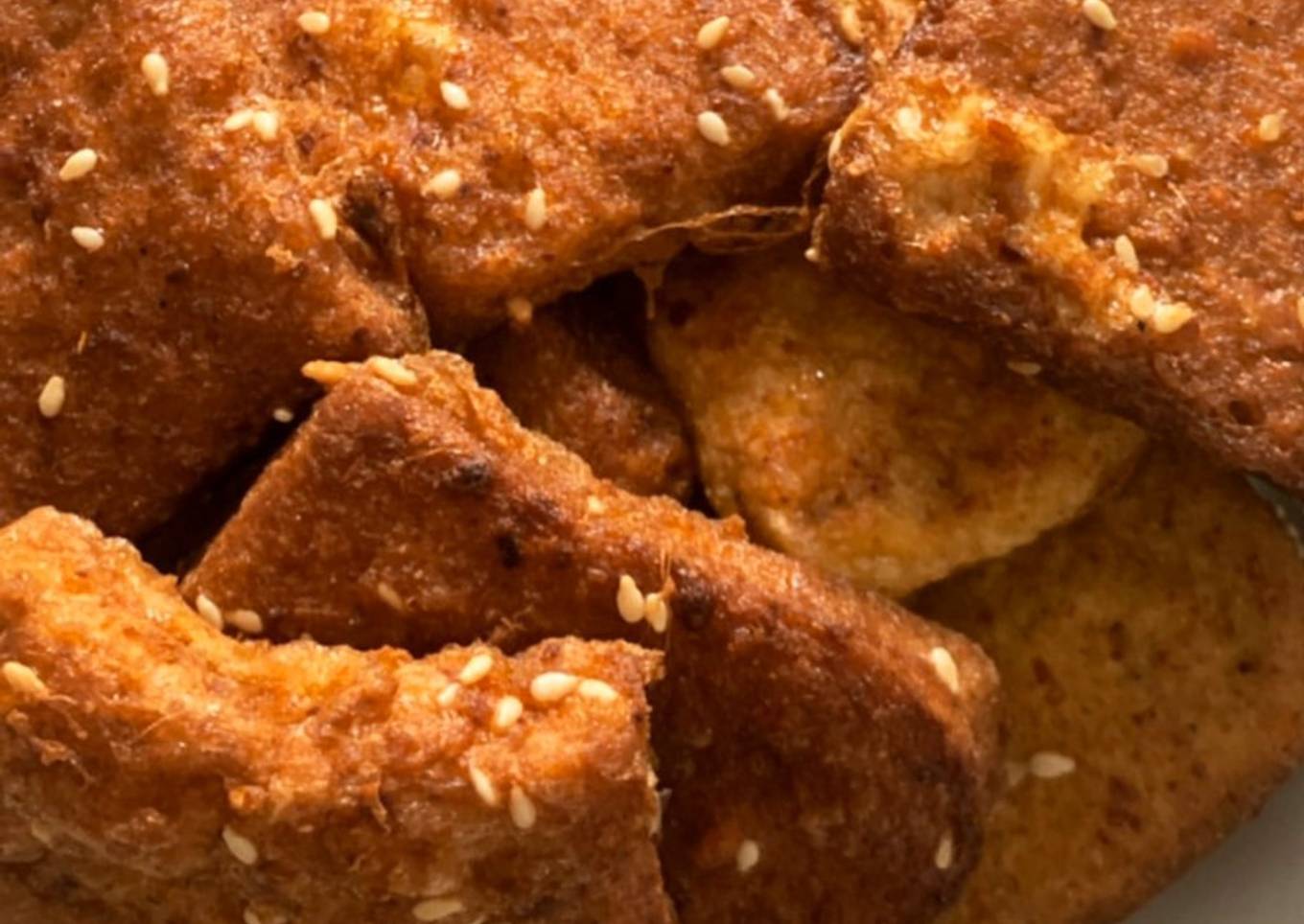 Roti Gandum Wijen Pedas goreng
