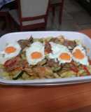 Chorrillana vegetariana