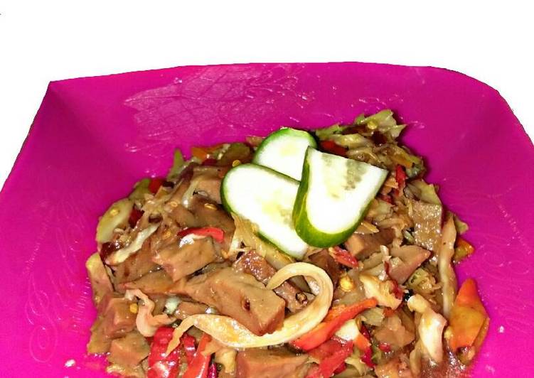 6 - Tumis setan ku-so (Kubis-Bakso)