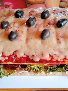 Una foto de Lomo pizza rettangolo