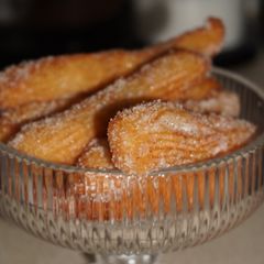 A picture of Churros with Egg.