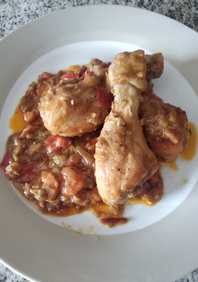 Una foto de Muslitos de pollo al la cerveza