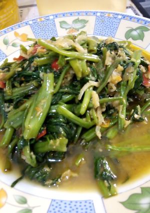 Foto resep Tumis Kangkung Teri dengan Terasi