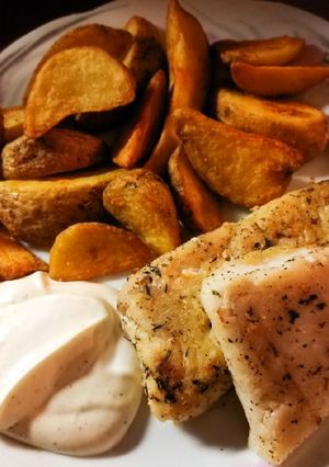 Hekkfilé tartármártással🐟 recept fotója