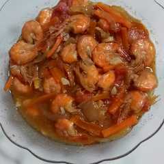 A picture of Udang Asam manis no Saos.