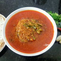 A picture of Cluster beans curry/Gwarfali curry.