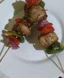 Brochetas de res