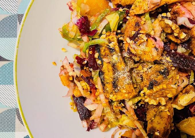 Pollo grigliato all’arancia