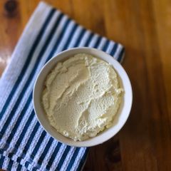A picture of Homemade Cottage Cheese.