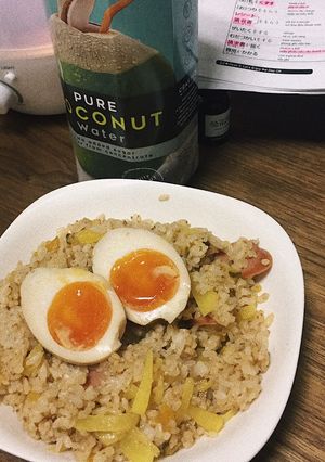 Hình của món Trứng lòng đào ngâm nước tương Hàn Quốc(Mayak eggs).